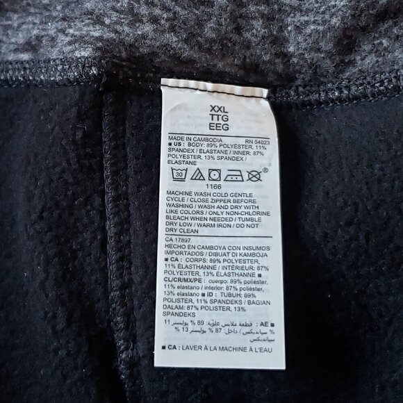 NWT - Old Navy High Rise Black Fleece Lined Zippered Side Pockets - size XXL - Picture 4 of 8